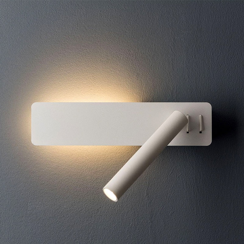 Sandsberg | LED Wall Reading Light | Swiveling Arm, Warm Reading Light