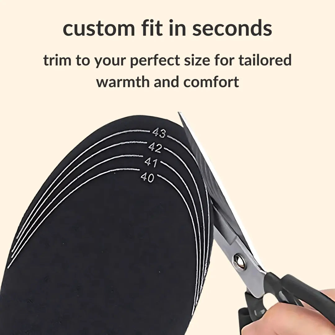 Premium heated insoles for cozy winter comfort
