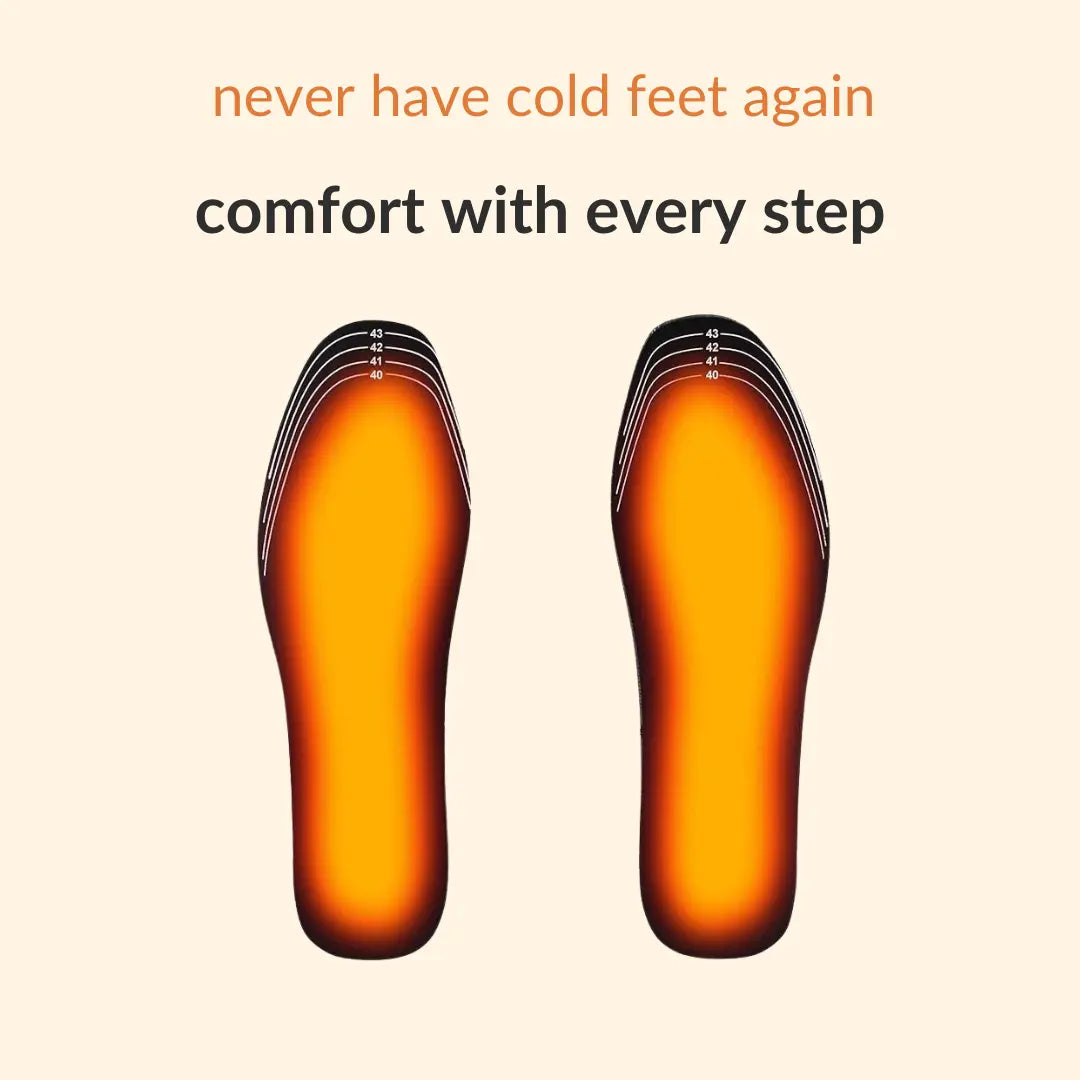 Premium heated insoles for cozy winter comfort