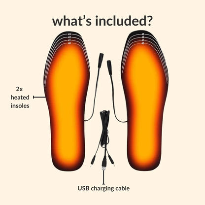 Premium heated insoles for cozy winter comfort