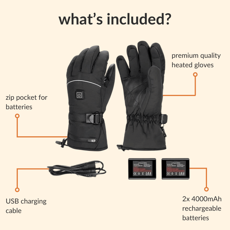 Skanto | Winter-Ready Heated Gloves – Ideal for Outdoor Activities