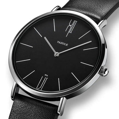 Men's wristwatch in Old Money style, classic and stylish