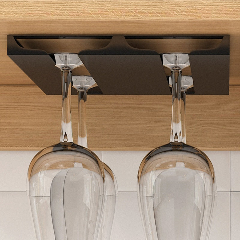 Skanto | Under Cabinet Glass Organizer Rack
