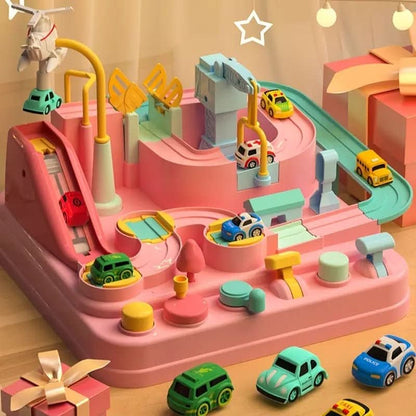 Skanto | Interactive City Toy with Cars & Helicopter for Children 3+
