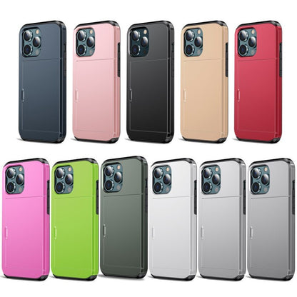 BowLift | Business Armor Slide Wallet iPhone Case
