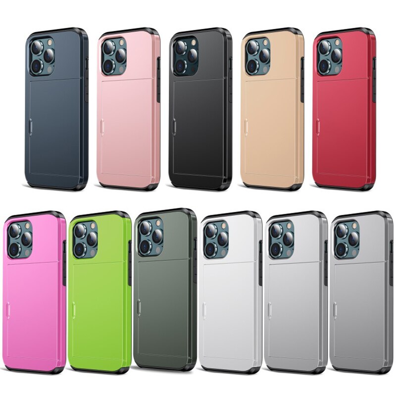 Skanto | Business Armor Slide Wallet iPhone Case