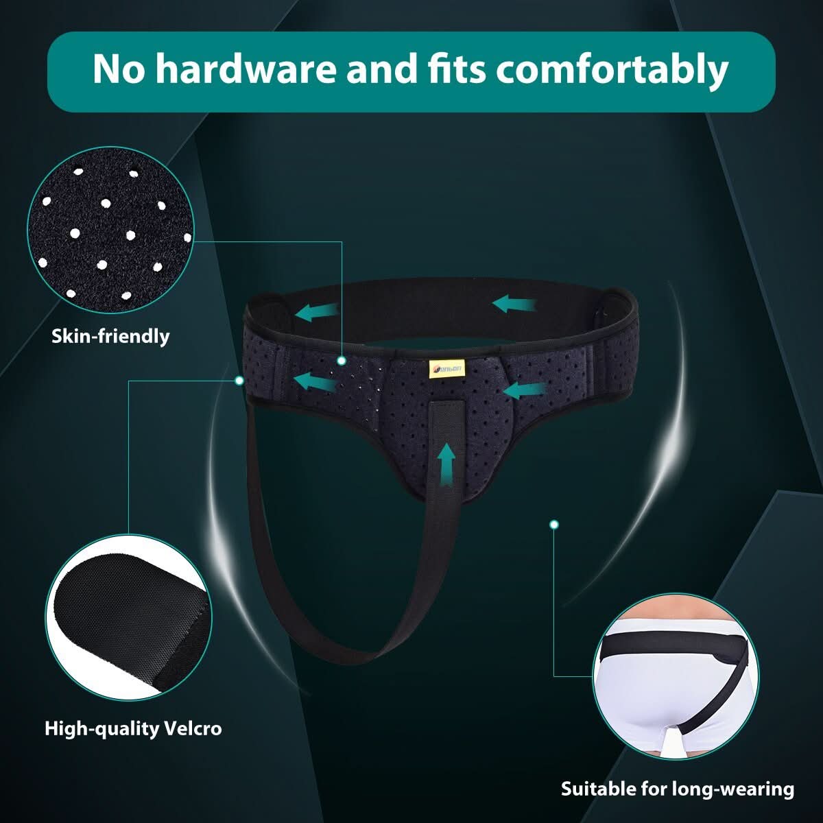 Skanto | Groin Hernia Support Belt for Pain Relief