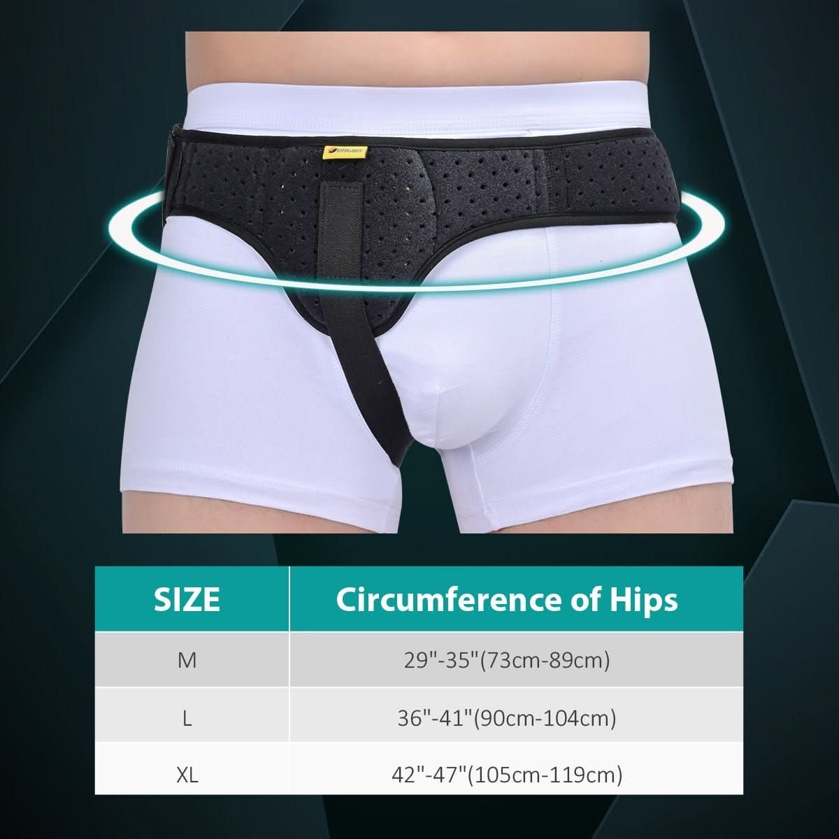 BowLift | Support belt for groin hernia for pain relief