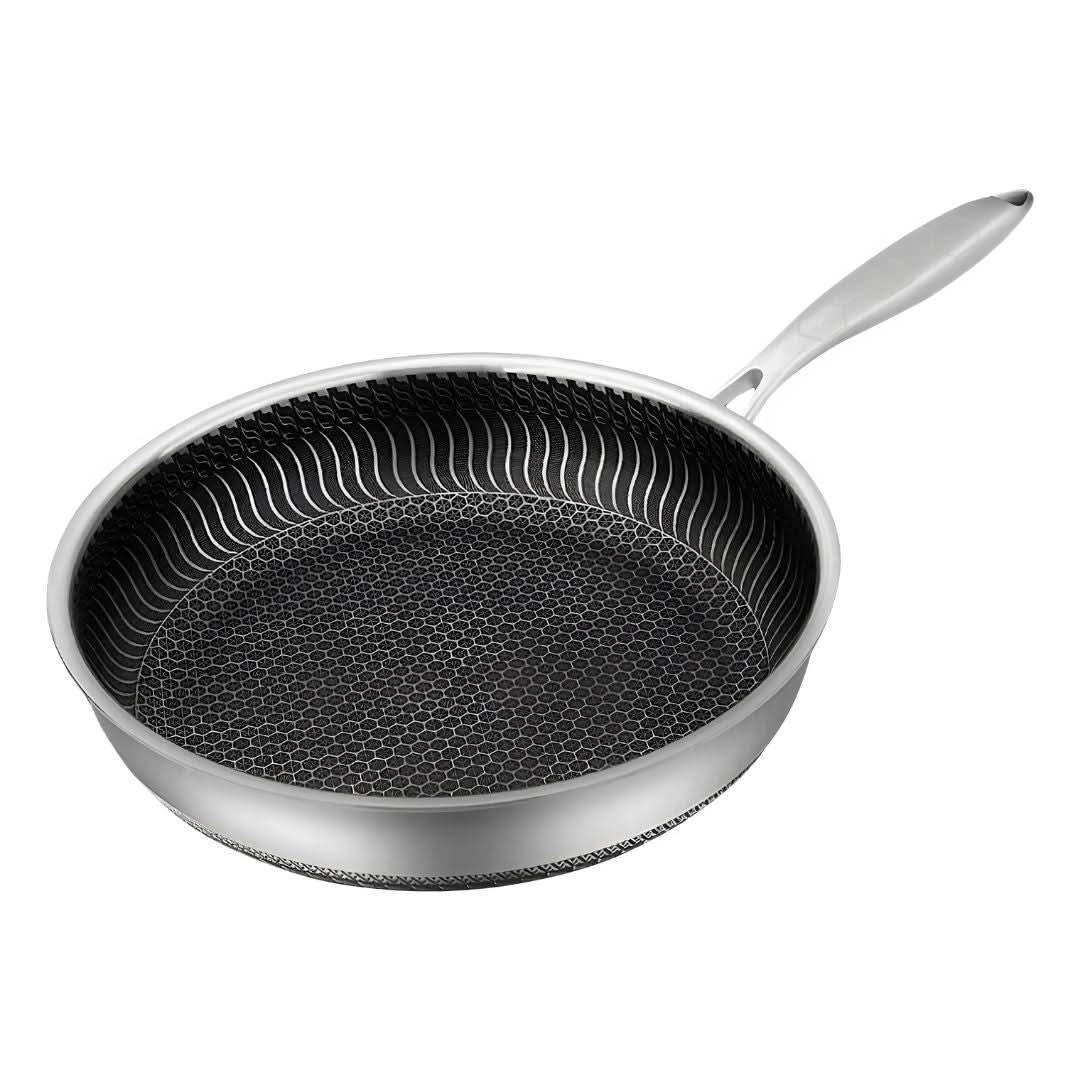 BowLift | Stainless Steel Pan with Non-Stick & Hexa-Design