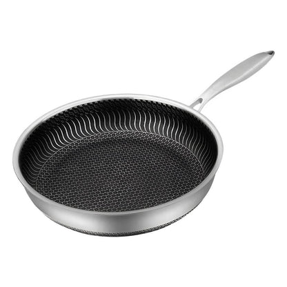 BowLift | Stainless Steel Pan with Non-Stick & Hexa-Design