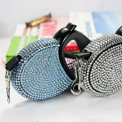 BowLift | Luxury Retractable Leash with Rhinestones for Small Dogs & Cats