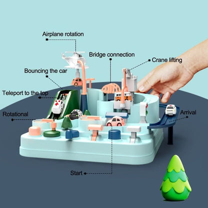 Skanto | Interactive City Toy with Cars & Helicopter for Children 3+