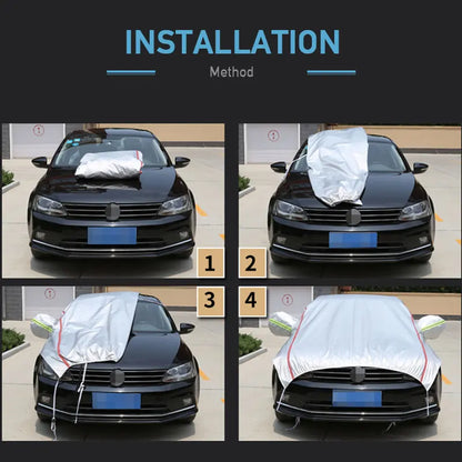 BowLift | AutoVioro Waterproof Car Cover | UV & Heat Protection | Windproof & Theft-Resistant | Nano-Oxford Fabric