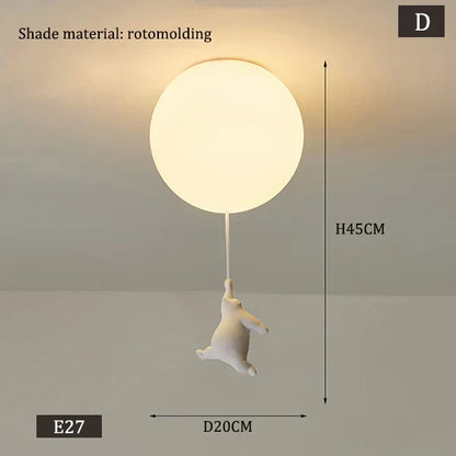 Skanto | Hanging Bear Balloons Lamp
