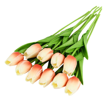 Skanto | Artificial Tulip Bouquet, Decoration (10 Pieces)