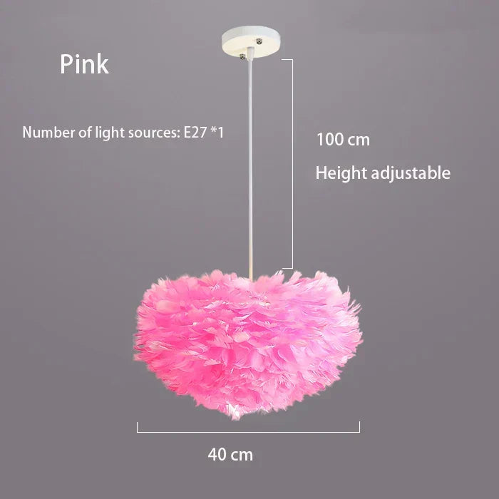 Cloud Like Realistic Feather Chandelier | Brehn