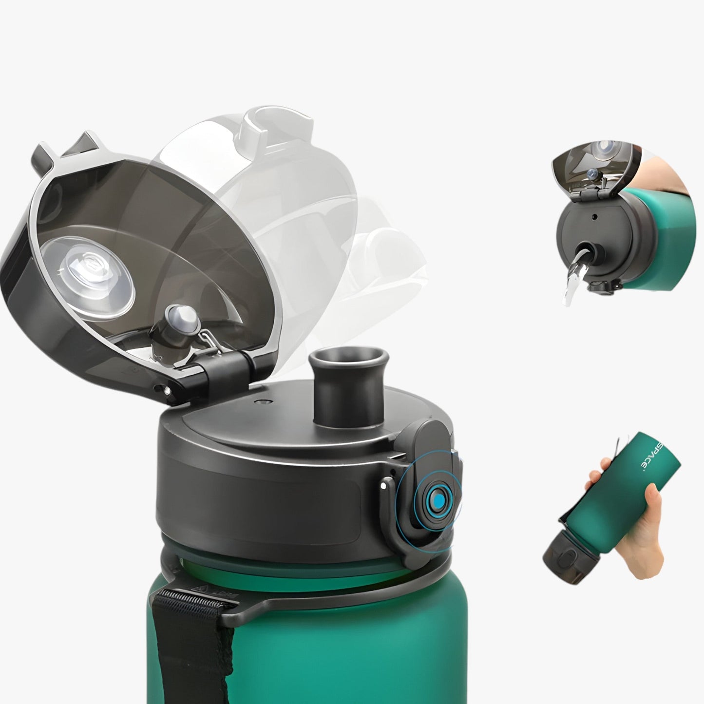 Skanto | HydraShake | Sport Shaker Bottle - BPA-Free and Leak-Proof