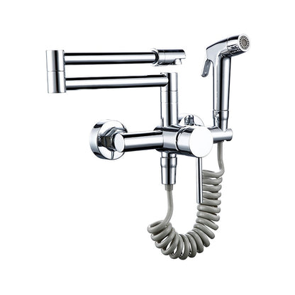 Skanto | Flexible Kitchen Faucet with Pull-Out Spray – Stainless Steel Design