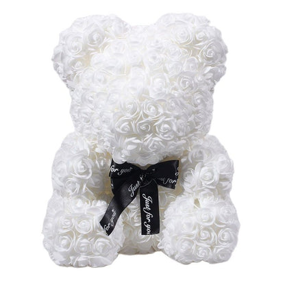 BowLift | Artificial Rose Flowers Teddy Bear