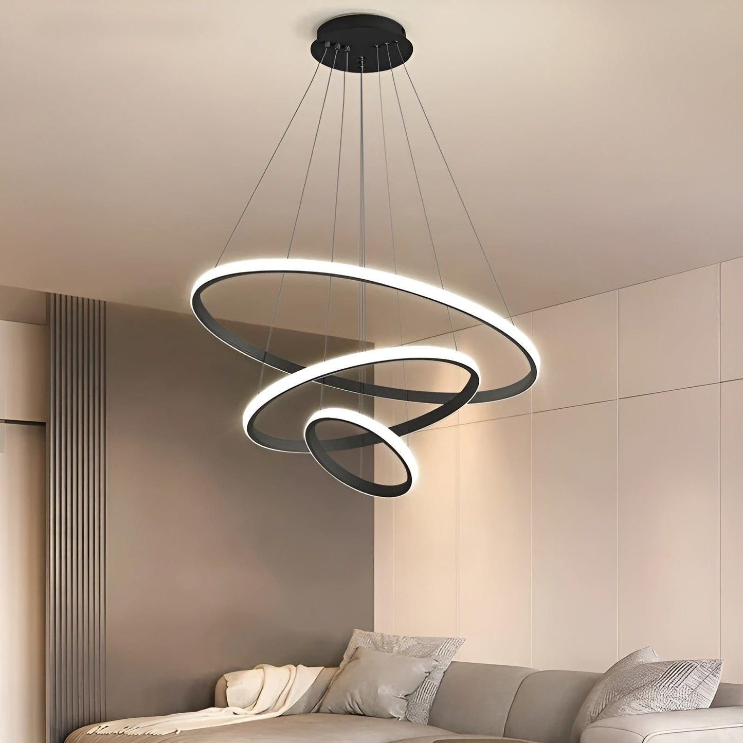LED pendant light with ball design – Modern and Elegant | Ideal for living room or dining room | Bowlift