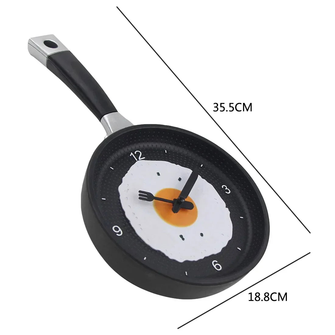 BowLift | Omelette Pot-Shaped Wall Clock