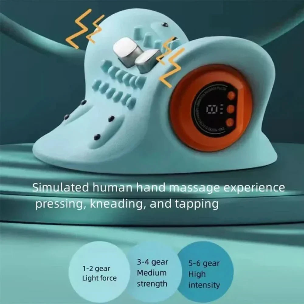 Skanto | EMS Neck Massager with Acupressure and Traction for Pain Relief