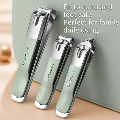 Skanto | LuxNails | Professional Stainless Steel Manicure and Pedicure Set | Portable and Multifunctional | Luxury Storage Case