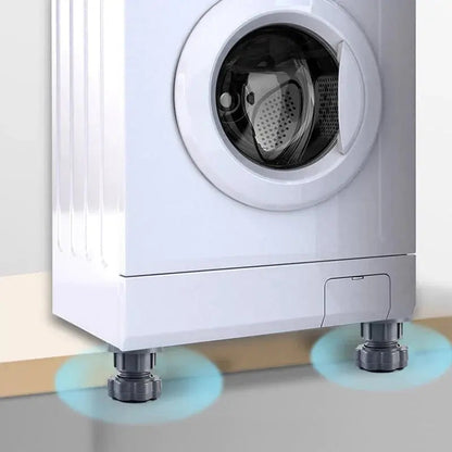 BowLift | Height Adjustable Washing Machine Feet – up to 94% less vibrations (Set of 4)