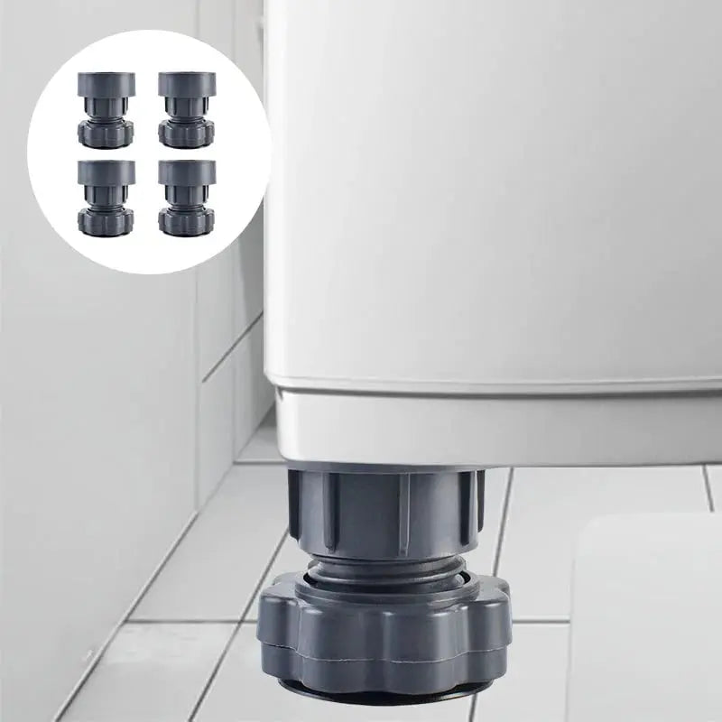 BowLift | Height Adjustable Washing Machine Feet – up to 94% less vibrations (Set of 4)