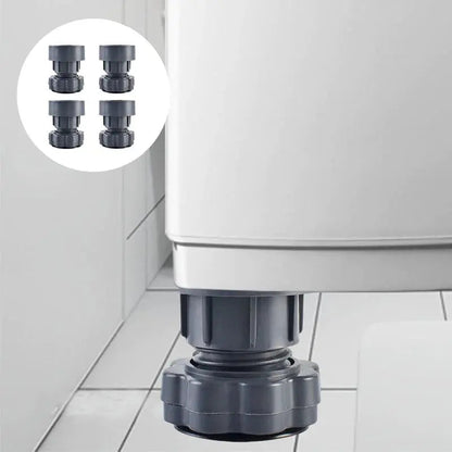 BowLift | Height Adjustable Washing Machine Feet – up to 94% less vibrations (Set of 4)