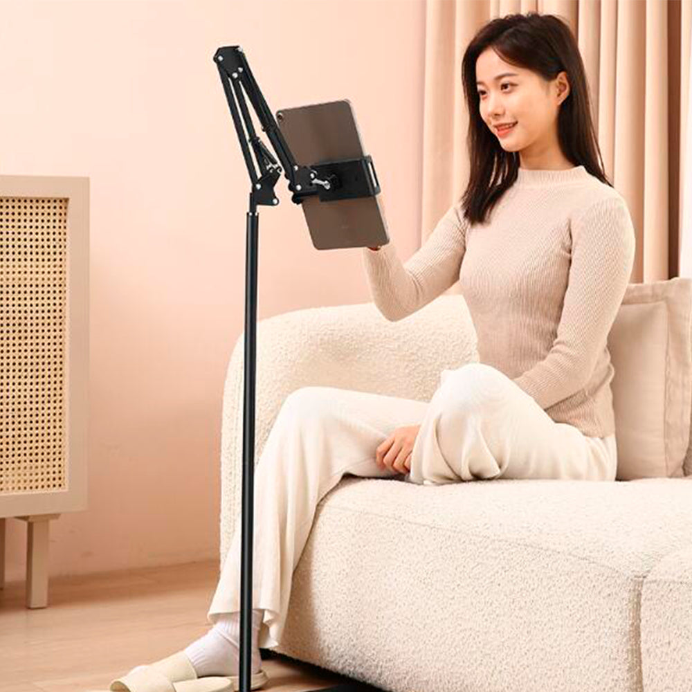 Floor stand for Tablet and Smartphone - Adjustable and stable solution | Brehn