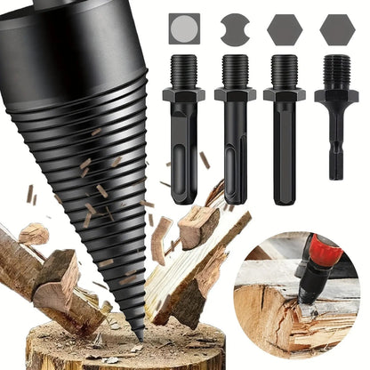 BowLift | Wood splitting drill set – Energy-saving splitting with drill