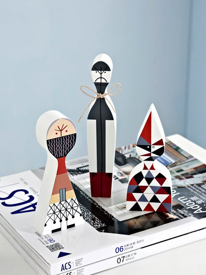 Skanto | Home Decor Living Room Kawaii Accessories Sculptures & Figurines Character Shapes Cute Wood Handmade Europe Household Articles