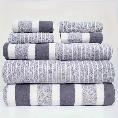 Skanto | VeluSoft 8-Piece Coral Fleece Towel Set