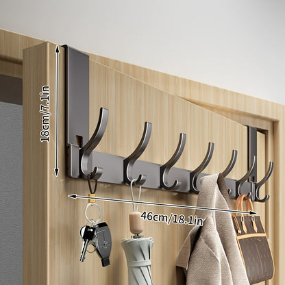 SlimLine Door Hook – Hanging system without drilling made of robust aluminum | Brehn