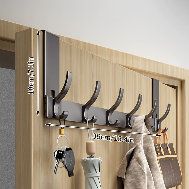 SlimLine Door Hook – Hanging system without drilling made of robust aluminum | Brehn
