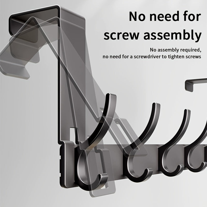 SlimLine Door Hook – Hanging system without drilling made of robust aluminum | Brehn