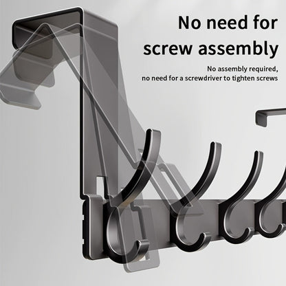 SlimLine Door Hook – Hanging system without drilling made of robust aluminum | Brehn