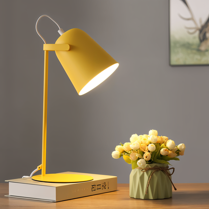 Frendorf | Macaron Table Lamp - Nordic yellow desk lamp - Adjustable Lamp