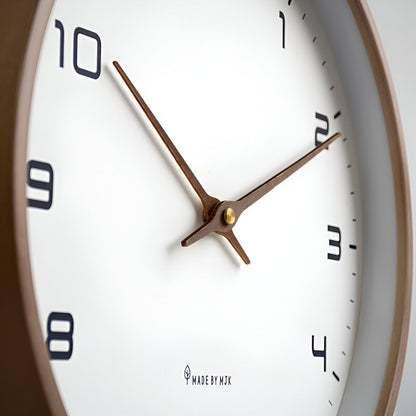 BowLift | Scandinavian Wooden Wall Clock Minimalist Design for Living Room, Office and Kitchen