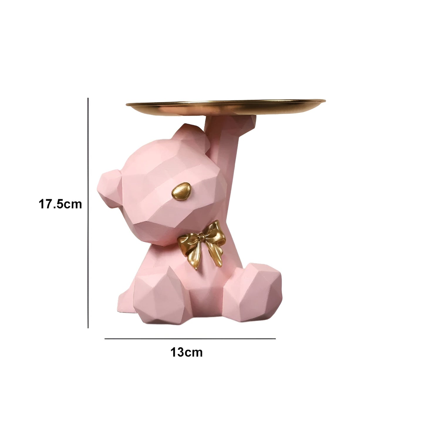 BowLift | Decorative Geometric Tray In Bear Shape
