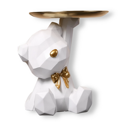 BowLift | Decorative Geometric Tray In Bear Shape