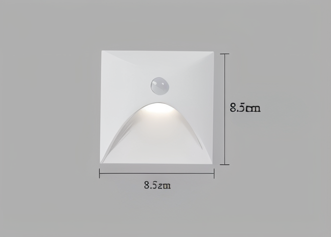 LuminiPath - Waterproof IP65 Wall Light - Indoor and Outdoor Wall Light - Motion Sensor LED Wall Light