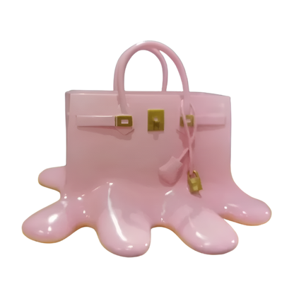 Frendorf | LuxuPurse Vases - Stylish Floral Purse Vase made of Resin
