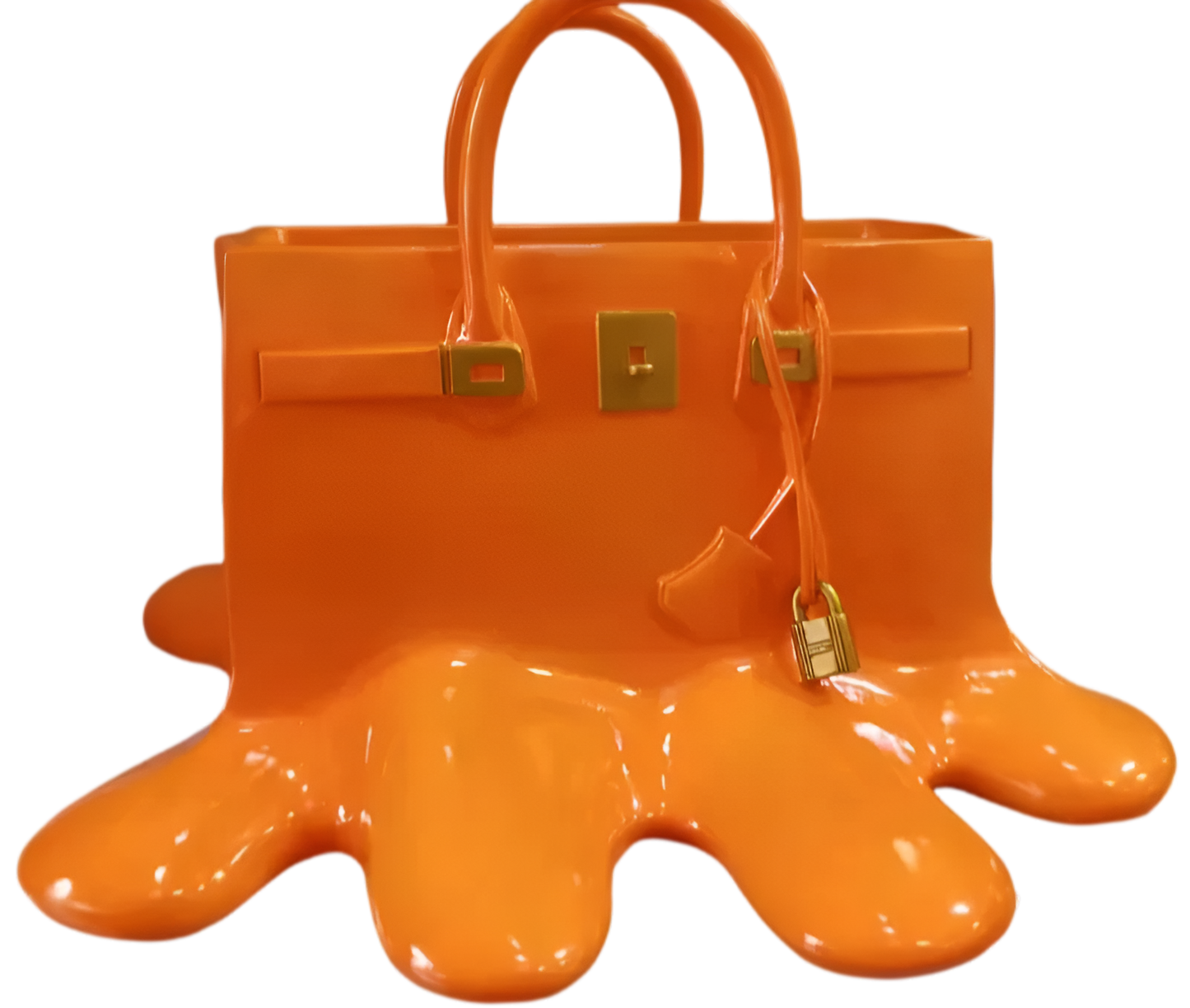 Frendorf | LuxuPurse Vases - Stylish Floral Purse Vase made of Resin