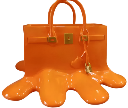 Frendorf | LuxuPurse Vases - Stylish Floral Purse Vase made of Resin