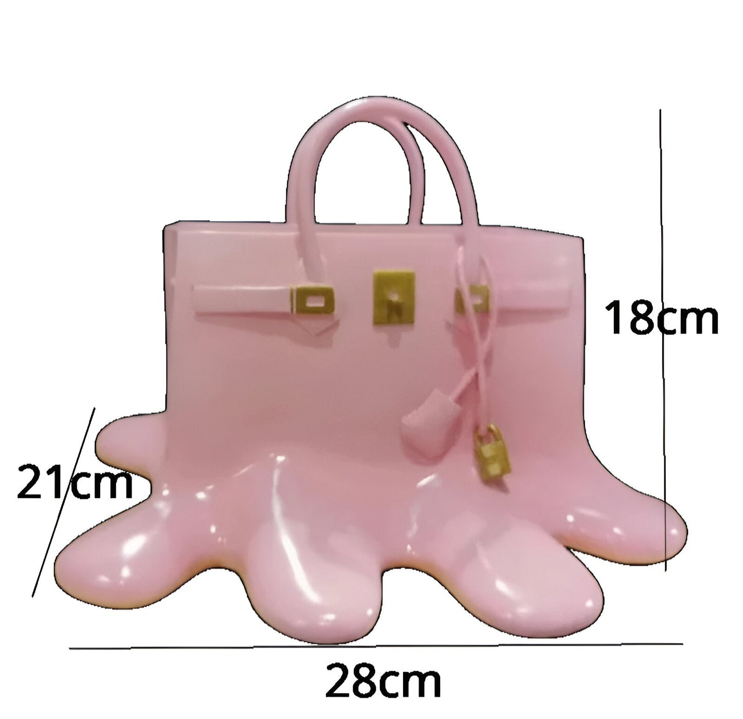 Frendorf | LuxuPurse Vases - Stylish Floral Purse Vase made of Resin