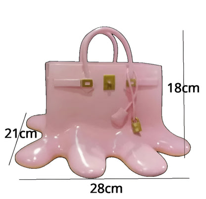Frendorf | LuxuPurse Vases - Stylish Floral Purse Vase made of Resin