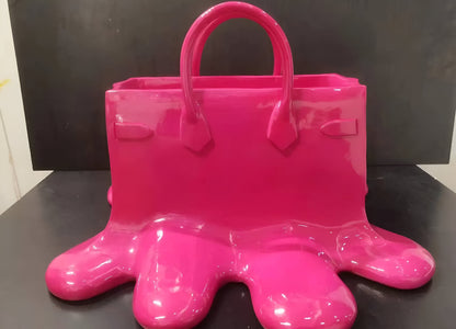 Frendorf | LuxuPurse Vases - Stylish Floral Purse Vase made of Resin