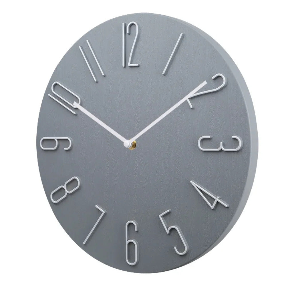 Skanto | Silencio Modern Silent Wall Clock – Minimalist Design with Quartz Movement